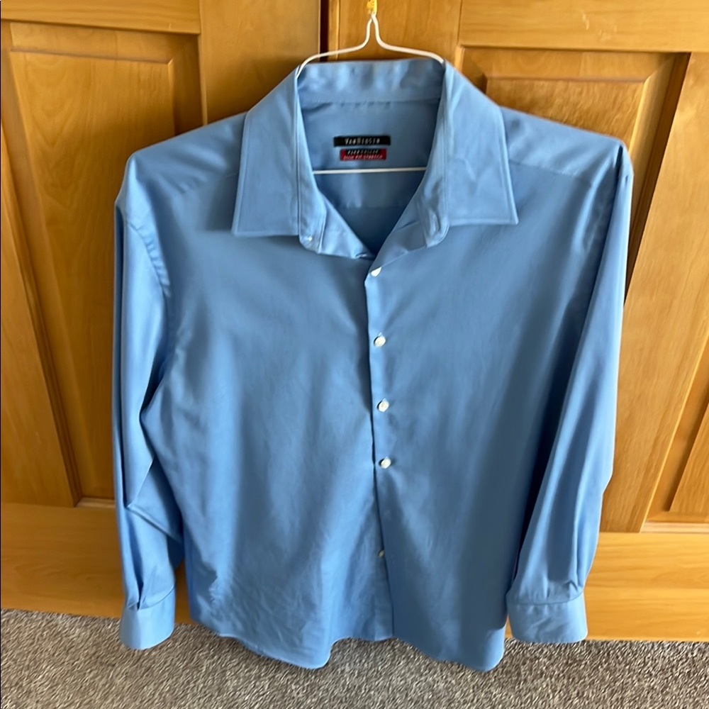 Men's Blue Dress Shirt